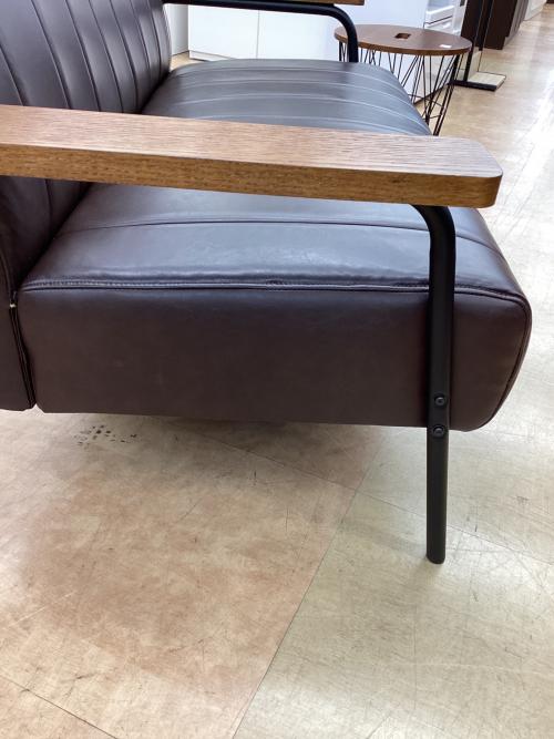 ニトリ 2人掛けソファー ブラウン