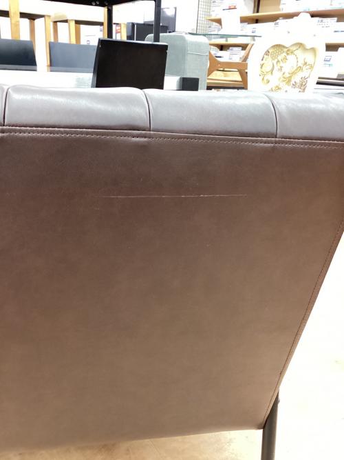 ニトリ 2人掛けソファー ブラウン