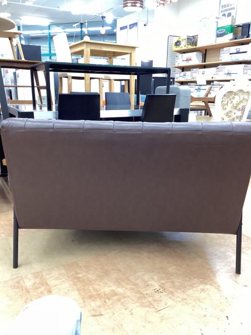 ニトリ 2人掛けソファー ブラウン