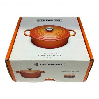 LE CREUSET (ルクルーゼ) 18cmココットロンド ホワイト ホワイト 未使用品