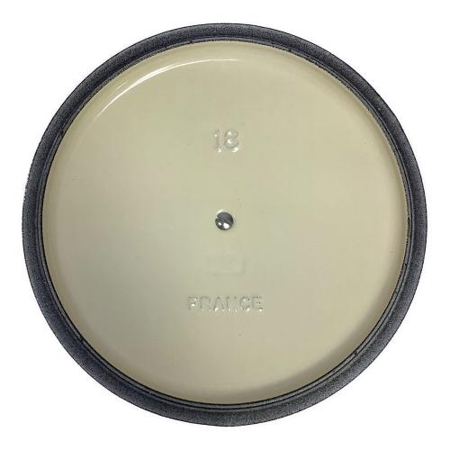LE CREUSET (ルクルーゼ) 18cmココットロンド ホワイト ホワイト 未使用品