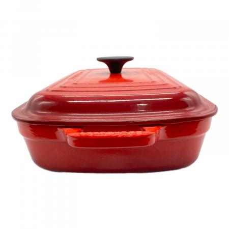 LE CREUSET (ルクルーゼ) 両手鍋 USED 29 ココット・レクタンギュラー