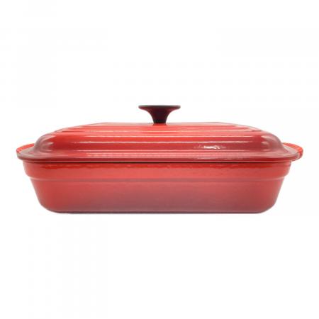 LE CREUSET (ルクルーゼ) 両手鍋 USED 29 ココット・レクタンギュラー