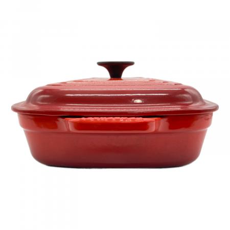 LE CREUSET (ルクルーゼ) 両手鍋 USED 29 ココット・レクタンギュラー