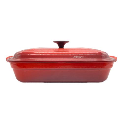 LE CREUSET (ルクルーゼ) 両手鍋 USED 29 ココット・レクタンギュラー
