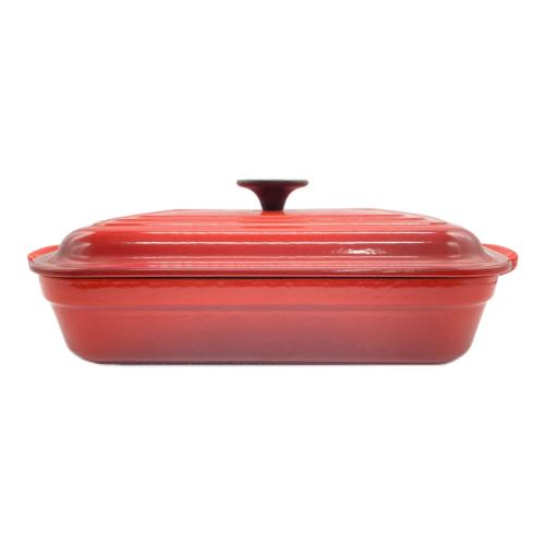 LE CREUSET (ルクルーゼ) 両手鍋 USED 29 ココット・レクタンギュラー