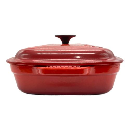 LE CREUSET (ルクルーゼ) 両手鍋 USED 29 ココット・レクタンギュラー