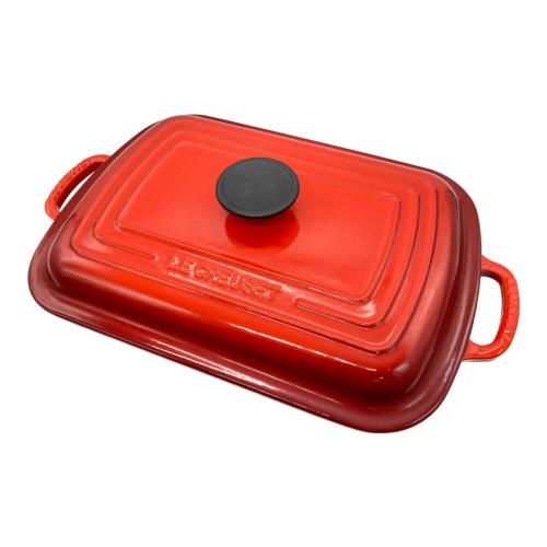 LE CREUSET (ルクルーゼ) 両手鍋 USED 29 ココット・レクタンギュラー