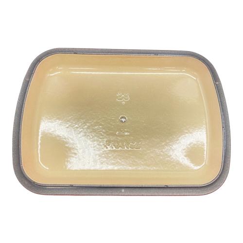 LE CREUSET (ルクルーゼ) 両手鍋 USED 29 ココット・レクタンギュラー