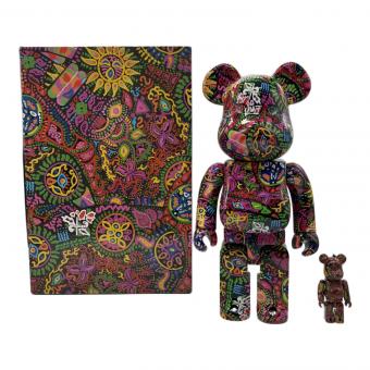 MEDICOM TOY(メディコムトイ)　BE@RBRICK PSYCHEDELIC PAISLEY 100% & 400％　X JAPAN hide フィギュア