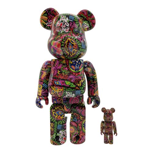 MEDICOM TOY(メディコムトイ)　BE@RBRICK PSYCHEDELIC PAISLEY 100% & 400％　X JAPAN hide フィギュア