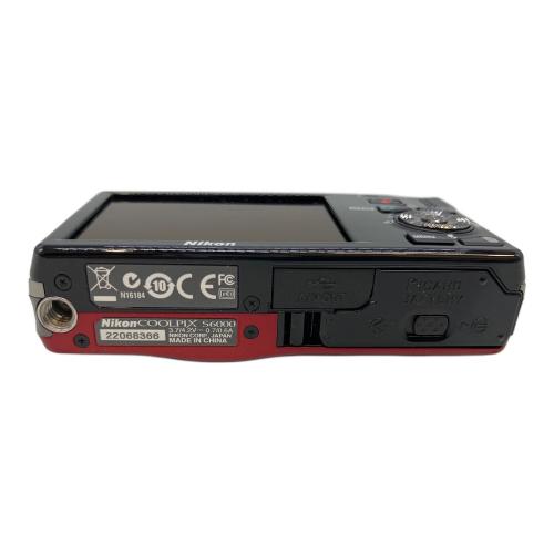 Nikon (ニコン) コンパクトデジタルカメラ COOLPIX S6000 レッド