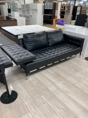 CASSINA (カッシーナ) 2人掛ワイドけソファー 241-31 左ホリゾンタル 右ナロウアーム ブラック PRIVE