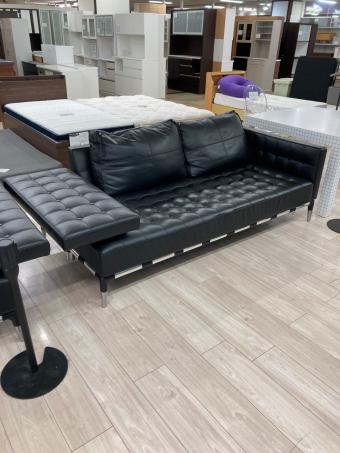 CASSINA (カッシーナ) 2人掛ワイドけソファー 241-31 左ホリゾンタル 右ナロウアーム ブラック PRIVE