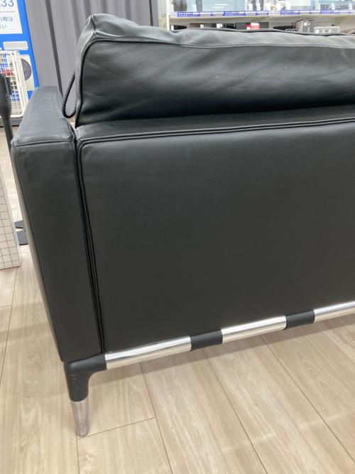 CASSINA (カッシーナ) 2人掛ワイドけソファー 241-31 左ホリゾンタル 右ナロウアーム ブラック PRIVE