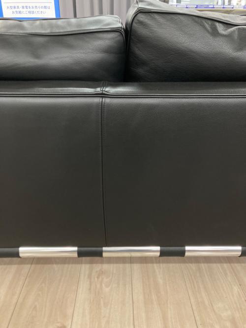 CASSINA (カッシーナ) 2人掛ワイドけソファー 241-31 左ホリゾンタル 右ナロウアーム ブラック PRIVE