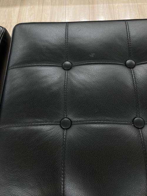 CASSINA (カッシーナ) 2人掛ワイドけソファー 241-31 左ホリゾンタル 右ナロウアーム ブラック PRIVE