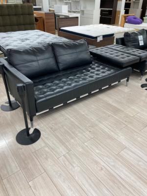 CASSINA (カッシーナ) 2人掛けワイドソファー 241-32 右ホリゾンタル 左ナロウアーム ブラック PRIVE