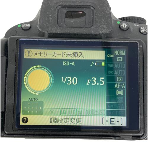 Nikon (ニコン) デジタル一眼レフカメラ D5100 画面ヤケ有