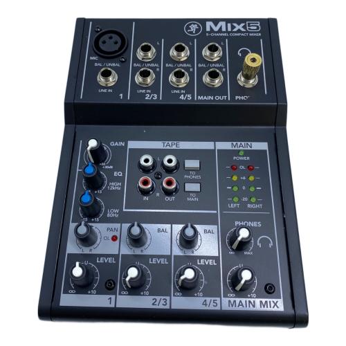 MACKIE (マッキー) アナログミキサー Mix5
