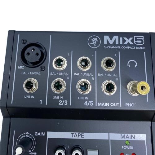 MACKIE (マッキー) アナログミキサー Mix5