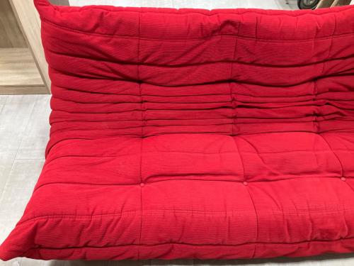 ligne roset (リーンロゼ) 3人掛けソファー レッド TOGO/トーゴ