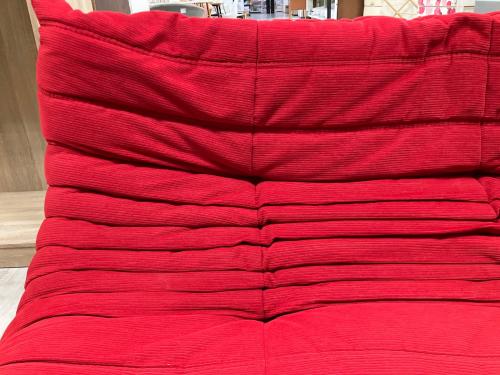 ligne roset (リーンロゼ) 3人掛けソファー レッド TOGO/トーゴ