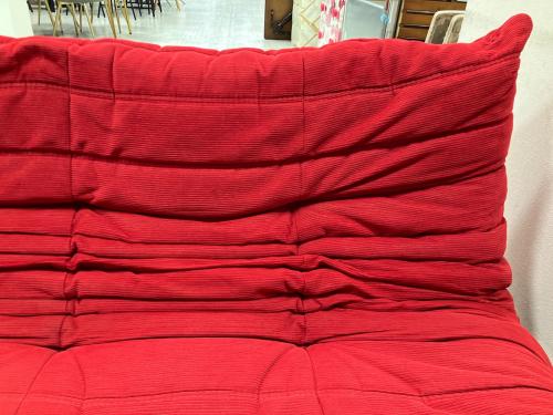 ligne roset (リーンロゼ) 3人掛けソファー レッド TOGO/トーゴ