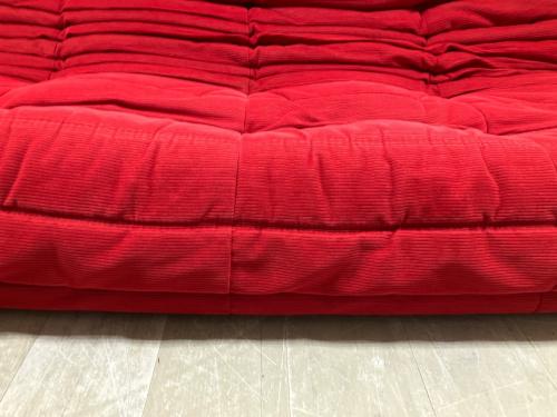 ligne roset (リーンロゼ) 3人掛けソファー レッド TOGO/トーゴ