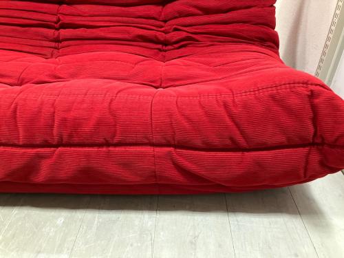 ligne roset (リーンロゼ) 3人掛けソファー レッド TOGO/トーゴ