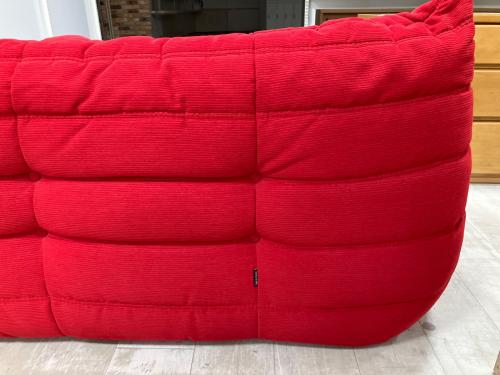 ligne roset (リーンロゼ) 3人掛けソファー レッド TOGO/トーゴ