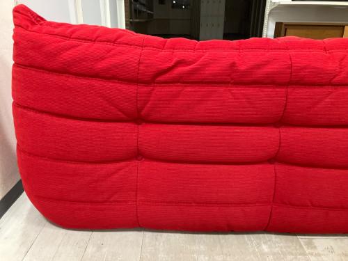 ligne roset (リーンロゼ) 3人掛けソファー レッド TOGO/トーゴ