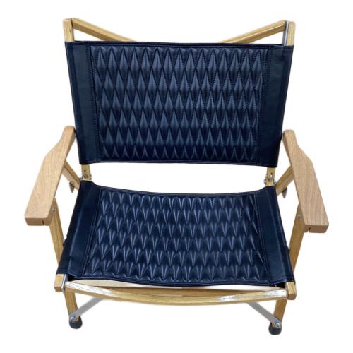 Kermit chair (カーミットチェア) アウトドアチェア DIA JACKET,ヒジラク,ノビタブラック付 ブラック カーミットチェアワイドカスタム(オーク)
