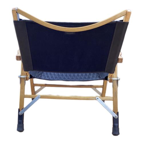 Kermit chair (カーミットチェア) アウトドアチェア DIA JACKET,ヒジラク,ノビタブラック付 ブラック カーミットチェアワイドカスタム(オーク)