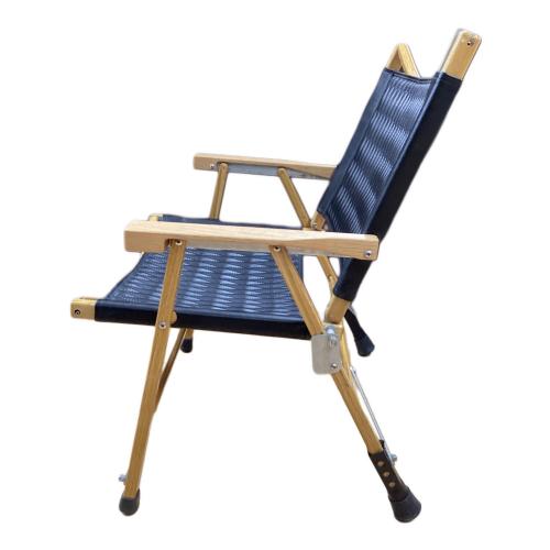 Kermit chair (カーミットチェア) アウトドアチェア DIA JACKET,ヒジラク,ノビタブラック付 ブラック カーミットチェアワイドカスタム(オーク)