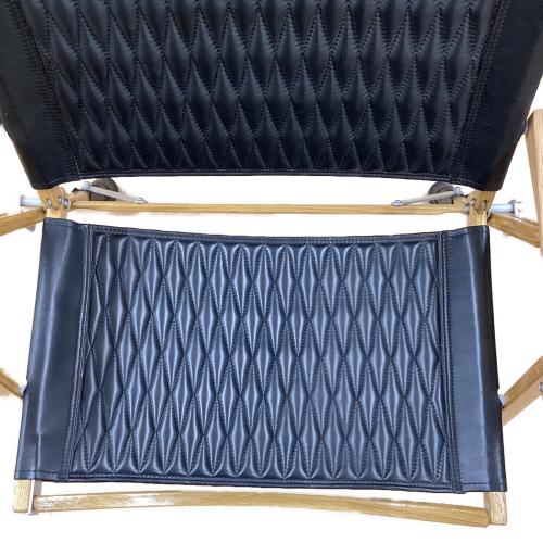 Kermit chair (カーミットチェア) アウトドアチェア DIA JACKET,ヒジラク,ノビタブラック付 ブラック カーミットチェアワイドカスタム(オーク)