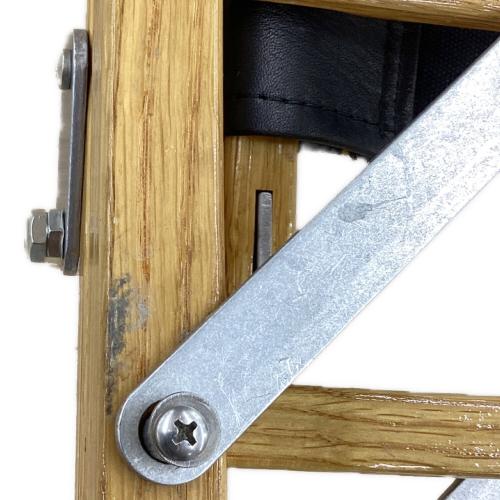 Kermit chair (カーミットチェア) アウトドアチェア DIA JACKET,ヒジラク,ノビタブラック付 ブラック カーミットチェアワイドカスタム(オーク)