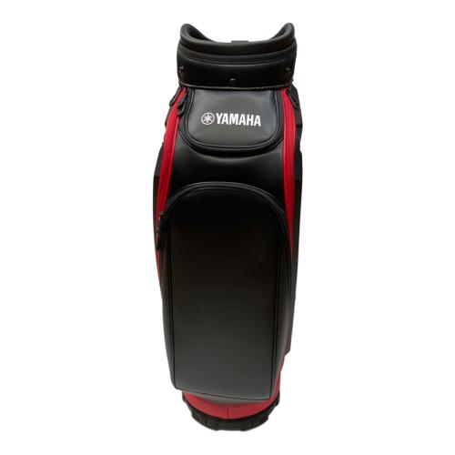 YAMAHA (ヤマハ) キャディバッグ ミドルサイズキャディバッグ ブラック×レッド