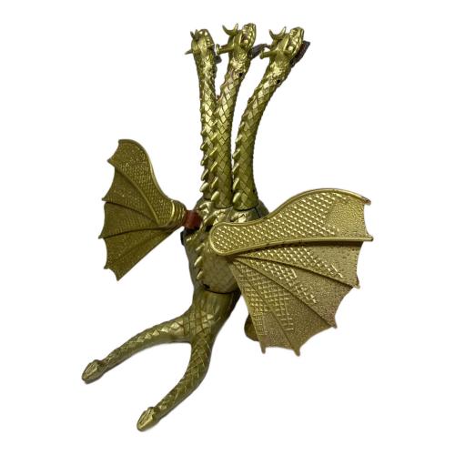 ブルマアク (ブルマァク) レトロホビー ブルペット 合金 ジンクロン キングギドラ 腹部・ミサイル格納・翼稼働確認済 / ミサイル発射稼働不可