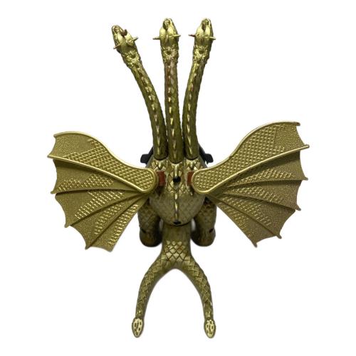 ブルマアク (ブルマァク) レトロホビー ブルペット 合金 ジンクロン キングギドラ 腹部・ミサイル格納・翼稼働確認済 / ミサイル発射稼働不可