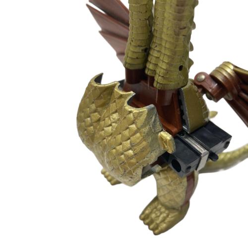 ブルマアク (ブルマァク) レトロホビー ブルペット 合金 ジンクロン キングギドラ 腹部・ミサイル格納・翼稼働確認済 / ミサイル発射稼働不可