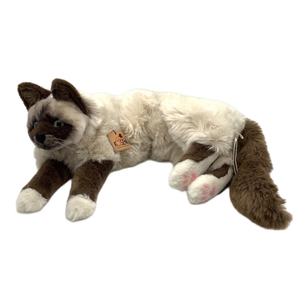 kosen ケーセン ねそべり猫 ぬいぐるみ ヒマラヤン ドイツ製 KOSEN (ケーセン) ねそべり猫 ヒマラヤン ドイツ製 タグ付 ぬいぐるみ