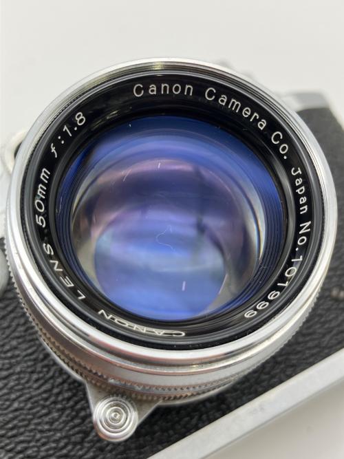CANON (キヤノン) フィルムレンジファインダーカメラ 50㎜ F1.8レンズセット 動作未確認 IV Sb -