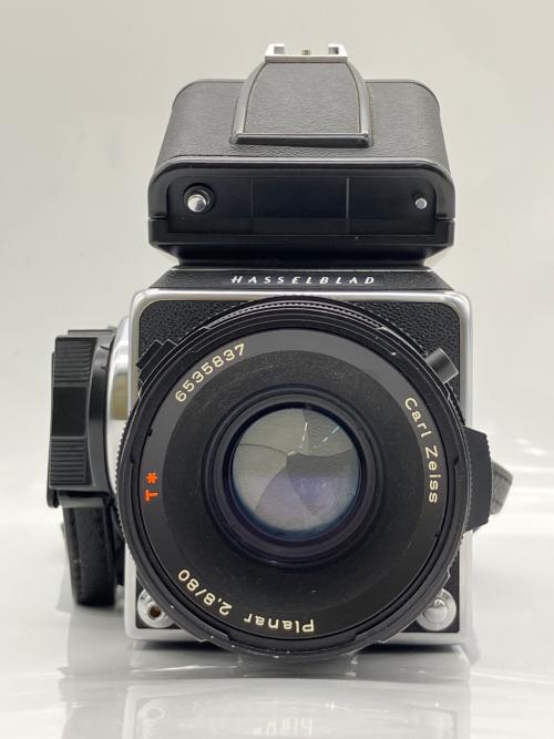 HASSELBRAD 中判カメラ 500C/M Planar 2.8/80 デジタルバック CFV-39 プリズムファインダー　ジャンク品