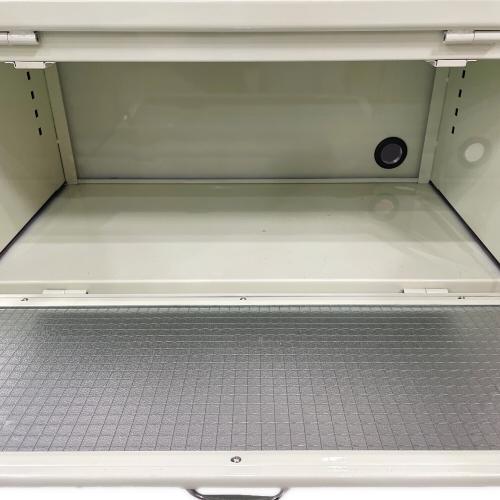 DULTON (ダルトン) キャビネット アイボリー 棚板1枚欠品 下段2段フラップ扉