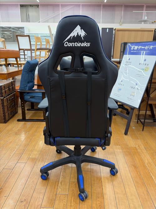 CONTIEAK ゲーミングチェア ブルー ルセル