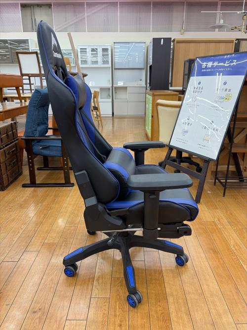CONTIEAK ゲーミングチェア ブルー ルセル