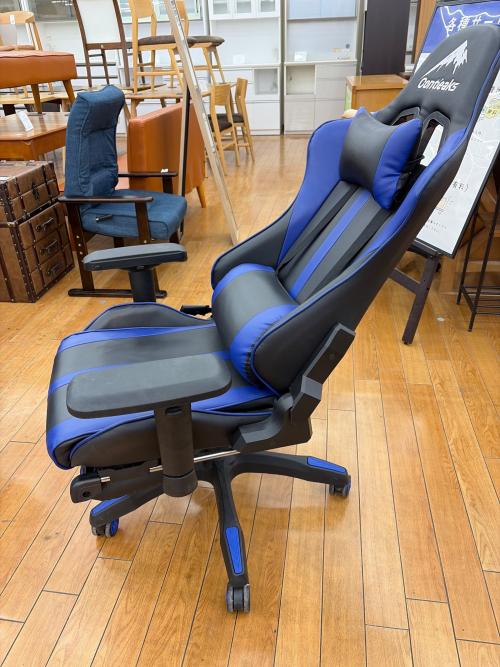 CONTIEAK ゲーミングチェア ブルー ルセル