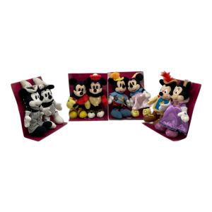 DISNEY (ディズニー) ヌイグルミ　ミッキーアンドミニーペアぬいぐるみ4種セット