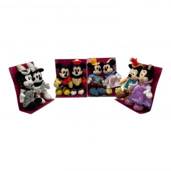 DISNEY (ディズニー) ヌイグルミ　ミッキーアンドミニーペアぬいぐるみ4種セット